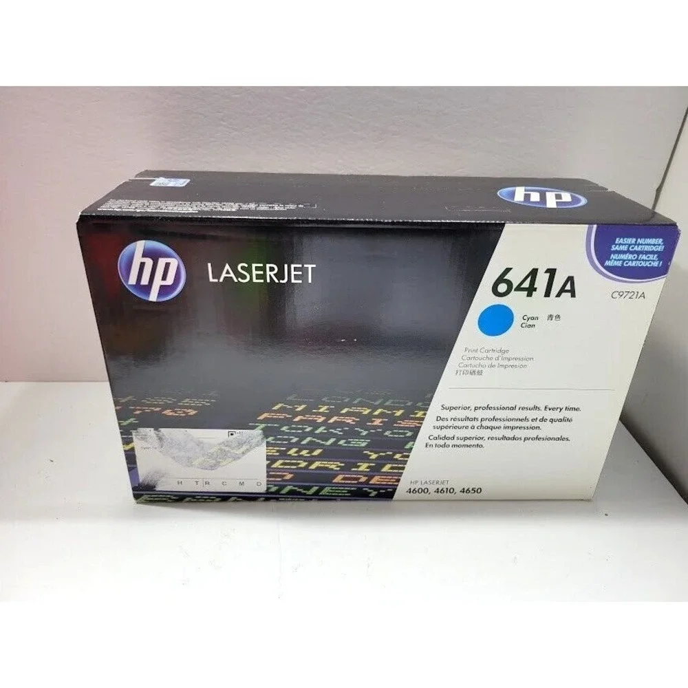 NEW OEM GENUINE HP 641A CYAN C9721A TONER LASERJET 4600 4610 4650 URR2-4 FACTORY